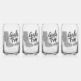 Vaso Con Forma De Lata Botas plateadas de espejo disco para chicas person