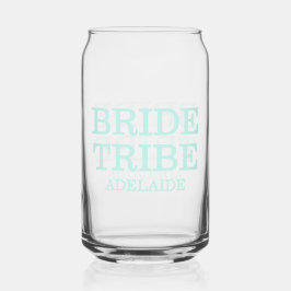 Vaso Con Forma De Lata Bride Tribe Bridal Party Turquoise
