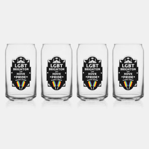 Vaso Con Forma De Lata Brighton y Hove orgullo