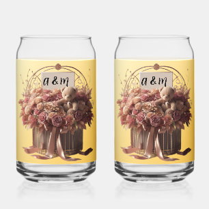 Vaso Con Forma De Lata Brindis Boda novedoso Drinkware Set