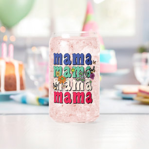 Vaso Con Forma De Lata Brindis con Estilo: Vaso de Vidrio para el Día de