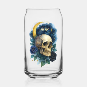 Vaso Con Forma De Lata Brujería estética floral gótica Halloween espeluzn