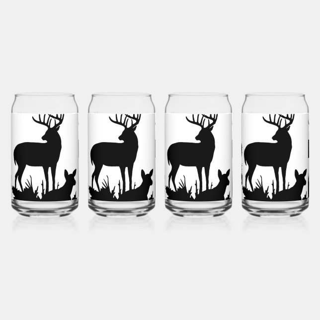Vaso Con Forma De Lata "Buck & Doe" (Anverso)