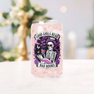 Vaso Con Forma De Lata Buenos Chicas leen libros malos