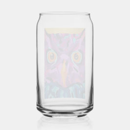 Vaso Con Forma De Lata Búho abstracto