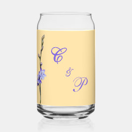 Vaso Con Forma De Lata Butter Yellow & Lilac SunOrchid Wedding
