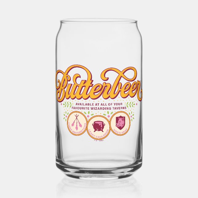Vaso Con Forma De Lata BUTTERBEER™ Disponible En Tabernas Mágicas (Anverso)