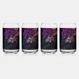 Vaso Con Forma De Lata Butterfly Princess