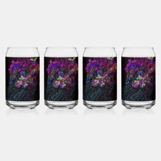 Vaso Con Forma De Lata Butterfly Princess