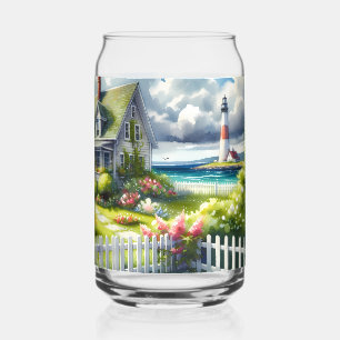 Vaso Con Forma De Lata Cabaña con vista al faro