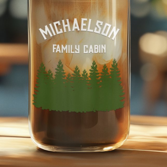 Vaso Con Forma De Lata Cabaña en el bosque (Subido por el creador)