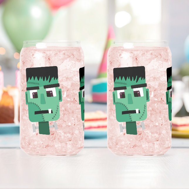Vaso Con Forma De Lata Cabeza de Frankenstein Monster (Insitu (Cumpleaños))