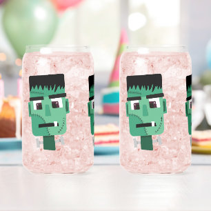 Vaso Con Forma De Lata Cabeza del Monstruo de Frankenstein