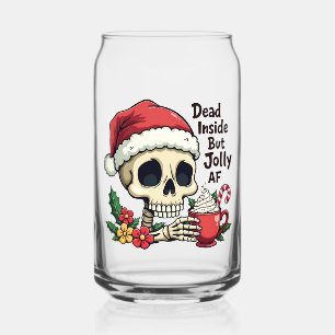 Vaso Con Forma De Lata Cacao Caliente Xmas Calavera Jolly AF Muerta por D