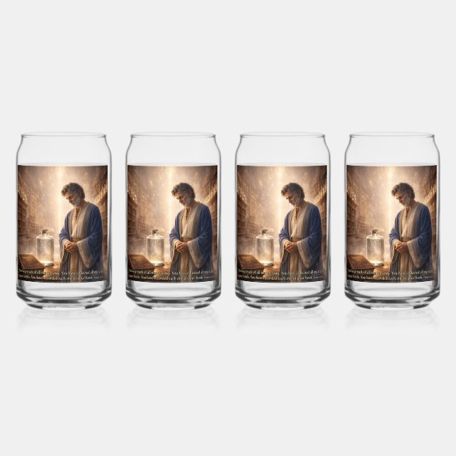 Vaso Con Forma De Lata Cada Lágrima Recordada (Reverso)