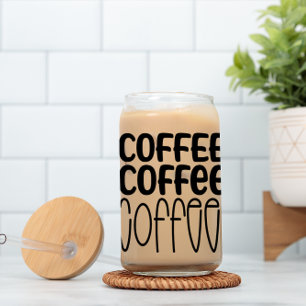 Vaso Con Forma De Lata ¡Café Café Café! Vaso de lata de cerveza