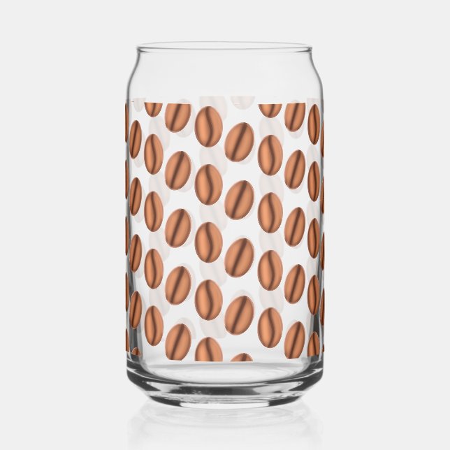 Vaso Con Forma De Lata Café Caffeine Beans (Anverso)