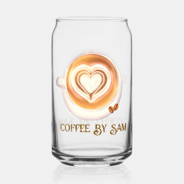 Vaso Con Forma De Lata Café cappuccino