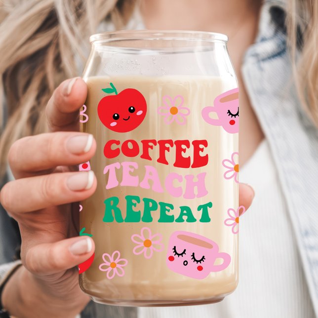 Vaso Con Forma De Lata Café Enseña Repite Maestra Manzana (Subido por el creador)