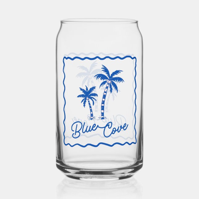 Vaso Con Forma De Lata Cala Azul (Anverso)