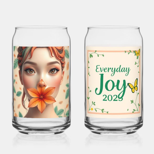 Vaso Con Forma De Lata Calidez de instantánea exótica (Anverso)