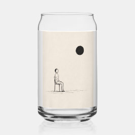 Vaso Con Forma De Lata Camiseta de Filosofía | Arte Existencial Minimalis