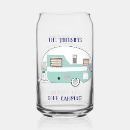 Vaso Con Forma De Lata Camping RV Trailer Camper Beer