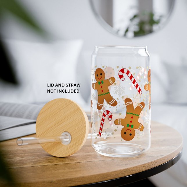 Vaso Con Forma De Lata Candy Cane Gingerbread Navidades Snowowley (Subido por el creador)