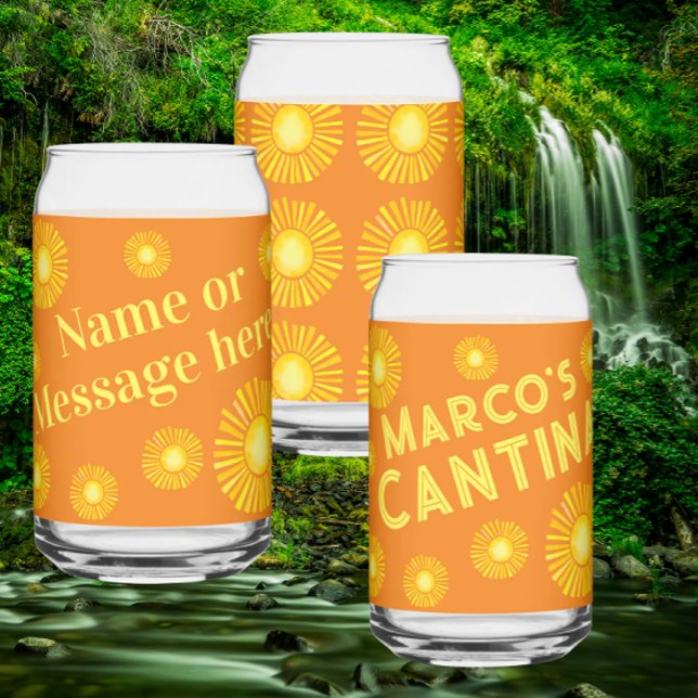 Vaso Con Forma De Lata Cantina personalizada (Personalized or plain)