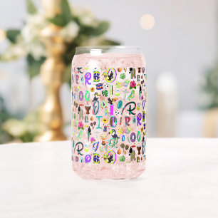 Vaso Con Forma De Lata Carnaval