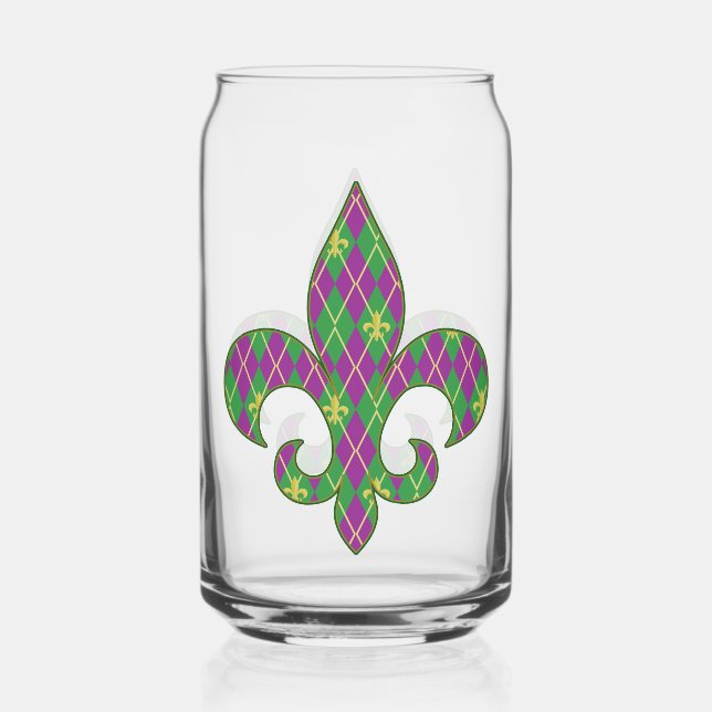 Vaso Con Forma De Lata Carnaval Argyle (Anverso)