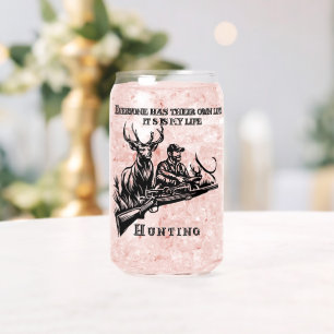 Vaso Con Forma De Lata Caza