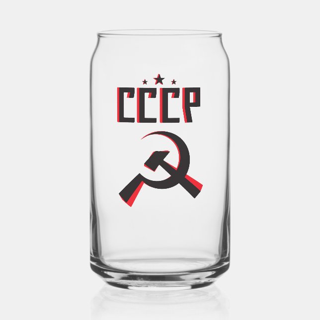 Vaso Con Forma De Lata CCCP Puede-esquiar (Anverso)
