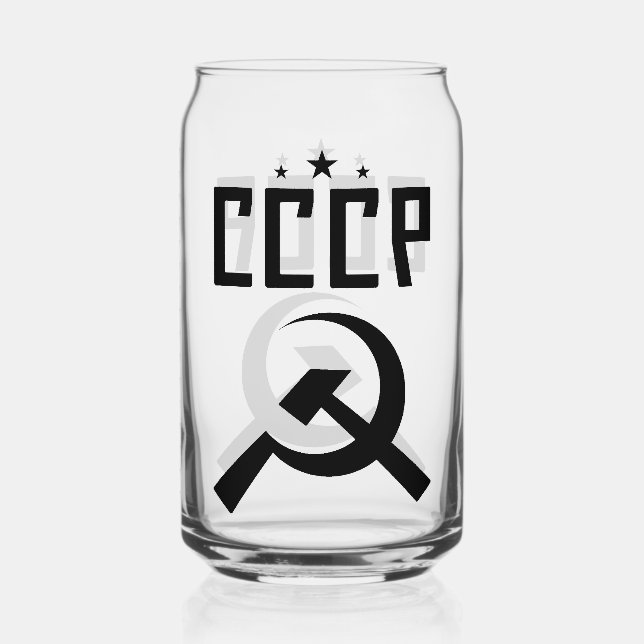 Vaso Con Forma De Lata CCCP Puede-esquiar (Anverso)