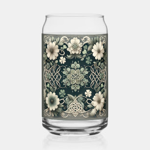 Vaso Con Forma De Lata Celta Encanto Floral del Trébol
