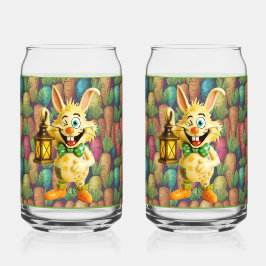 Vaso Con Forma De Lata Ceramic Zany Rabbit Soda Glass