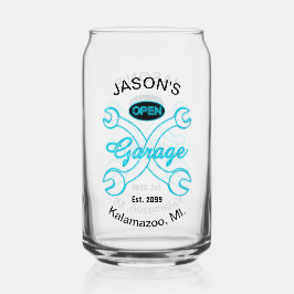 Vaso Con Forma De Lata Cerveza Drinkware Garage Wrenches