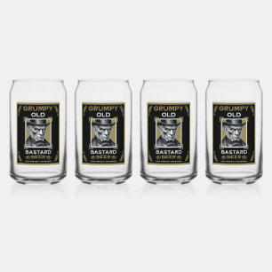 Vaso Con Forma De Lata Cerveza gruñón vieja