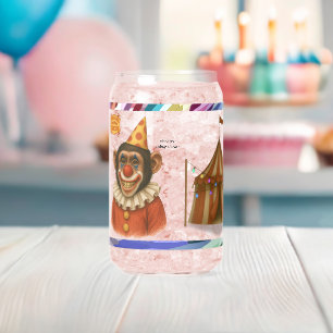 Vaso Con Forma De Lata Chester el payaso chimpancé