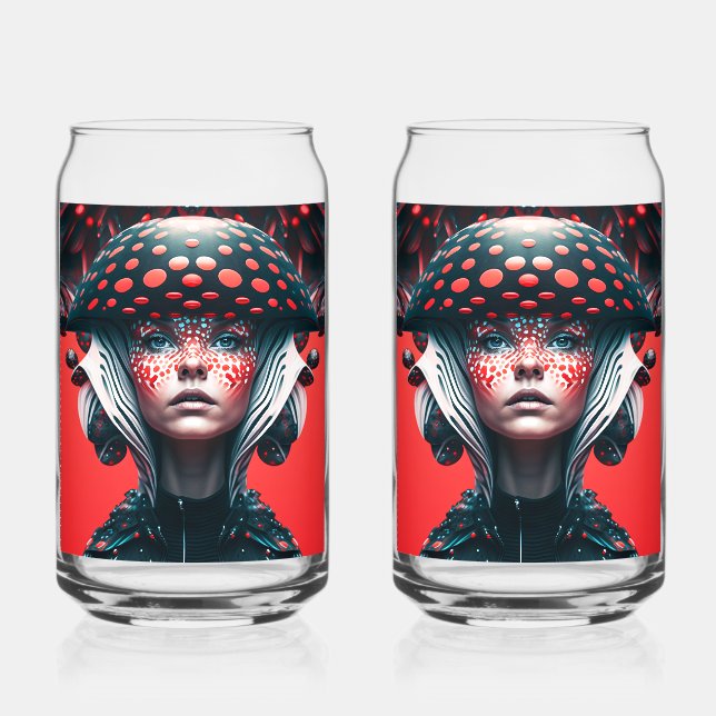 Vaso Con Forma De Lata Chica de hongos 1 (Anverso)