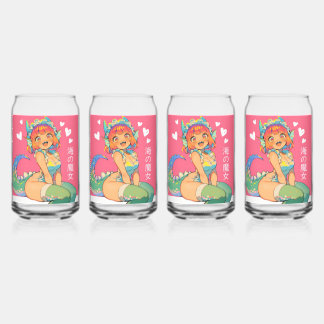 Vaso Con Forma De Lata Chica de Monstruo Anime de Kawaii