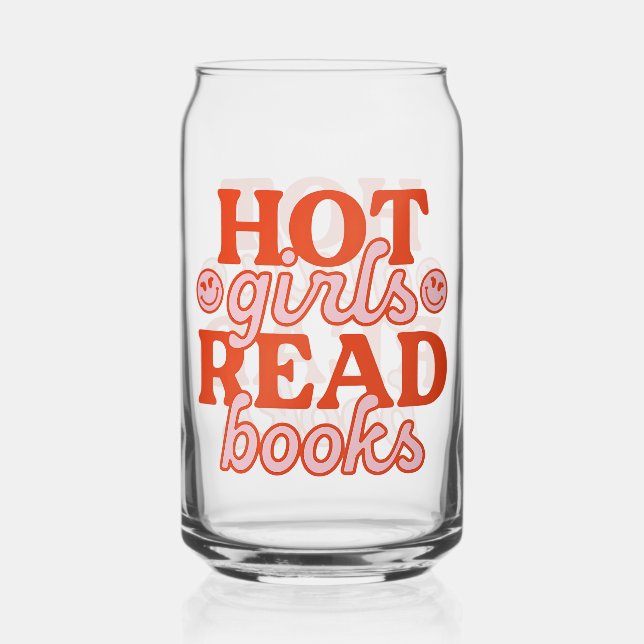Vaso Con Forma De Lata Chicas Calientes Leen Libros (Anverso)