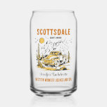 Vaso Con Forma De Lata Chicas del Desert Bachelorette Party Personalizado<br><div class="desc">Aventura con este regalo de Personalizado de la Bachelorette Temática del Desierto! Aprovecha el encanto del desierto para embarcarte en una fiesta de soltería única. Esta colección exclusiva de mercadería personalizado capta la esencia del tema del desierto, infundiéndolo con estilo y sofisticación para crear recuerdos duraderos de su viaje en...</div>