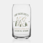 Vaso Con Forma De Lata Chicas del partido Camp Bachelorette Camping Perso<br><div class="desc">Experimente la aventura con los regalos de los Personalizados del Camp Bachelorette Party! Para prepararte para una inolvidable despedida de soltera que combina la emoción al aire libre con un estilo personalizado. Esta mercadería personalizado es la adición perfecta a su celebración temática del campamento, añadiendo un toque de elegancia e...</div>