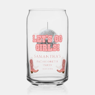 Vaso Con Forma De Lata Chicas Vaqueras Disco Fin de Semana Despedida de S