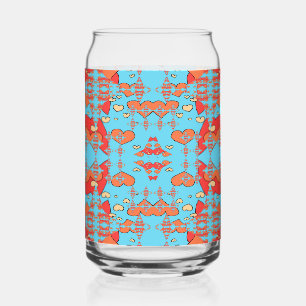 Vaso Con Forma De Lata Chispas de Corazones