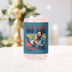 Vaso Con Forma De Lata Chiste de Papá Divertido Humor Retro Estética Vint