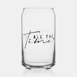 Vaso Con Forma De Lata Cita simple que dice todo el tiempo