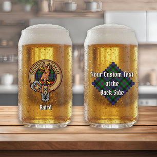 Vaso Con Forma De Lata Clan Baird Escudo sobre Tartán