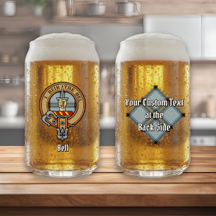 Vaso Con Forma De Lata Clan Bell Escudo sobre Tartán